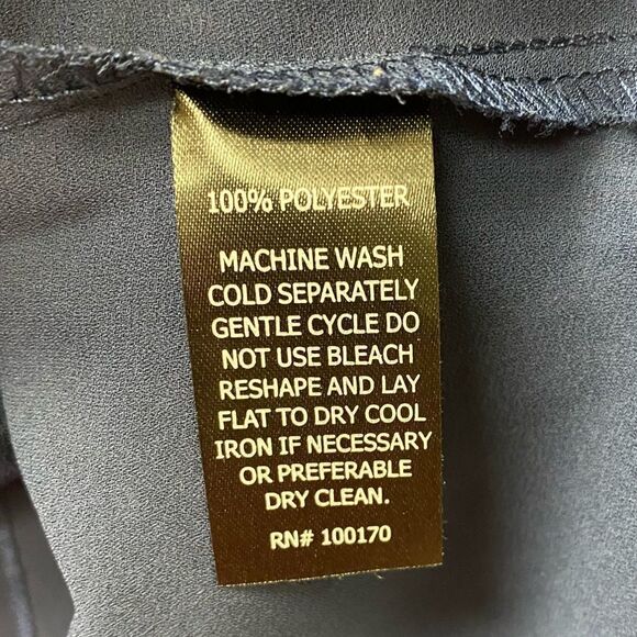 Kenar geometric print double layer halter neck sleeveless flowy tunic blouse - Picture 5 of 9